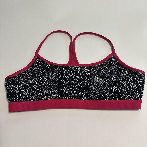 Fabletics Sports Bra Pink Black Dot Intimates & Sleepwear Snapdragon Reversible - Picture 8 of 10